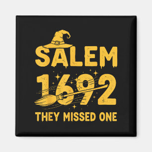 Salem 1692 vermissten sie ein Halloween Salem Hexe Magnet