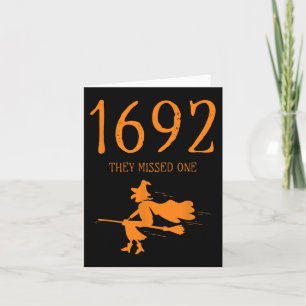 Salem 1692 vermissten sie ein sonniges Halloween H Karte