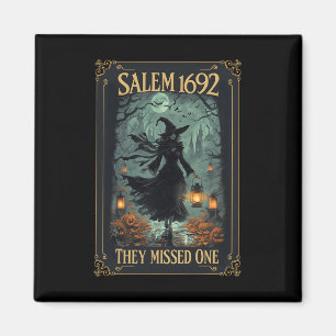 Salem 1692 verpassten sie ein Halloween Hexenspiel Magnet