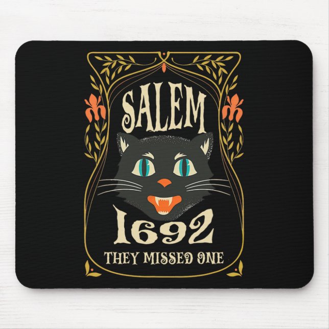 Salem 1692 verpassten sie ein HexenkHalloween Mousepad (Vorne)