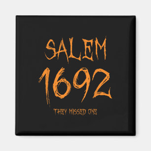 Salem 1692 verpassten sie eine lustige Halloween-H Magnet