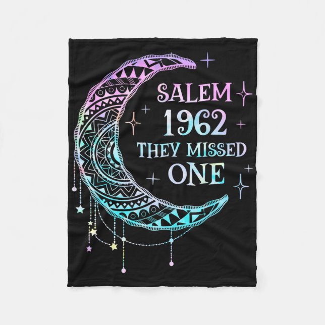 Salem 1692 verpassten sie einen Hexenhals-Trick O Fleecedecke (Vorderseite)
