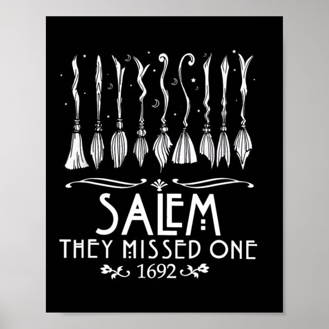 Salem 1692 verpassten sie einen zu Halloween Poster (Vorne)