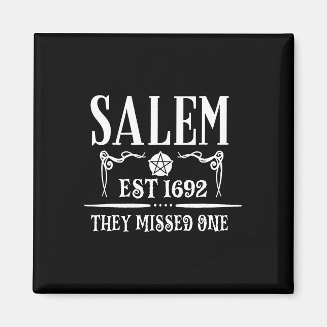 Salem 1692 verpassten sie einen zu Hexenhals Magnet (Vorne)