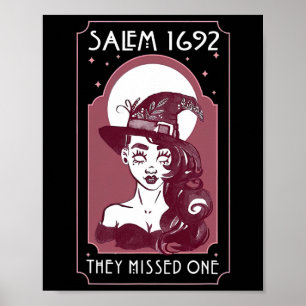 Salem 1692 verpassten sie eins - Salem Hexenhaus H Poster