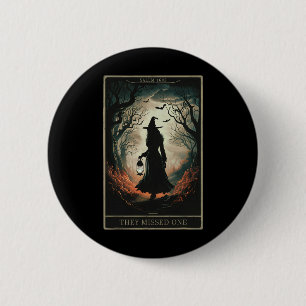 Salem 1962 Du hast eine Halloween-Feministin Hexe Button