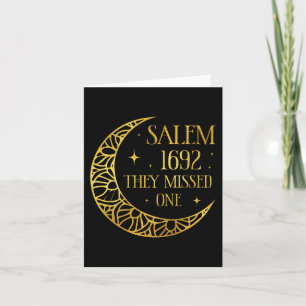Salem 1962 Du hast eine Halloween-Feministin Hexe Karte