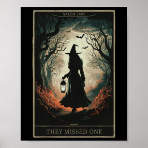 Salem 1962 Du hast eine Halloween-Feministin Hexe  Poster