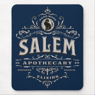 Salem Apothecary Witchcraft Magic Elixirs Mousepad