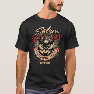 Salem Apotheke Vintage Eule T-Shirt