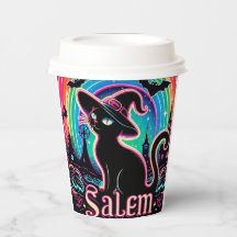 Salem beschriftet Kaffeepapiertasse
