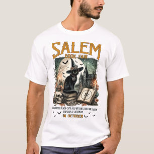 Salem Book Fair Funny Bookween Spooky Rea T-Shirt