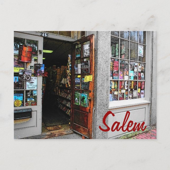 Salem Bookstore Postkarte (Vorderseite)