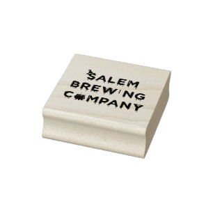Salem Brewing Company Black Gummistempel