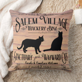 Salem Cat Sanctuary Throw Kissen
