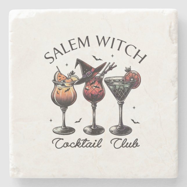 Salem Cocktail Club Steinuntersetzer (Vorderseite)