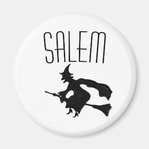Salem Hexe auf Broomstick-Magnet Magnet