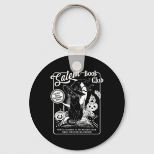 Salem Hexe Book Club Bookro Halloween Blac Schlüsselanhänger