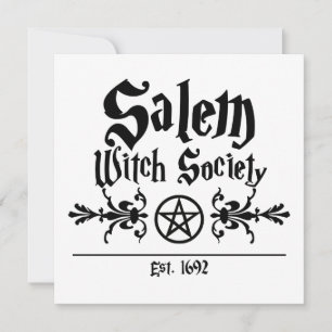 Salem Hexe Society Card Karte