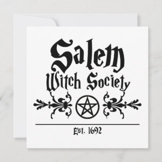 Salem Hexe Society Card Karte