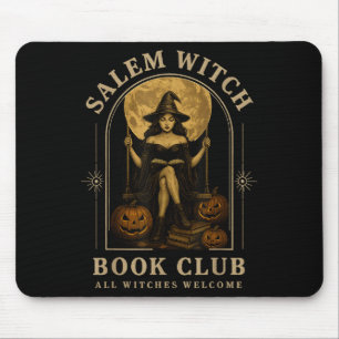 Salem Hexen Buchclub Buchliebhaber Halloween Vollm Mousepad