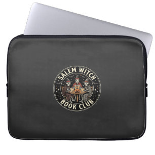 Salem Hexen Buchclub Halloween Skelett Design_1 Laptopschutzhülle