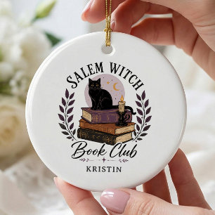 Salem Hexen Buchclub-Ornament Keramik Ornament
