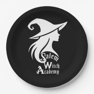 Salem Hexenakademie Wicca-Hexen Halloween-Party Pappteller