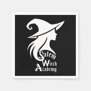 Salem Hexenakademie Wicca-Hexen Halloween-Party Serviette