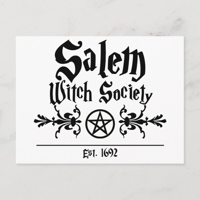 Salem Hexengesellschaft Postcard Postkarte (Vorderseite)