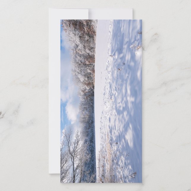 Salem Hills Teich und Wald Winterlandschaft (Vorderseite)