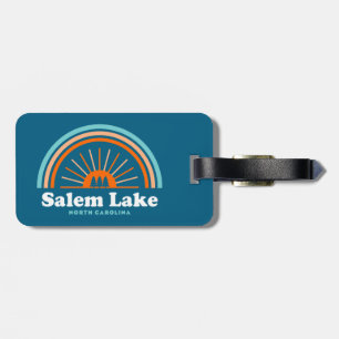 Salem Lake North Carolina Regenbogen Gepäckanhänger