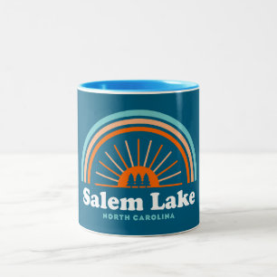 Salem Lake North Carolina Regenbogen Zweifarbige Tasse