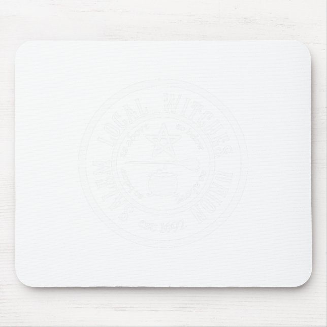 Salem Local Hexches Gewerkschaft Est 1692 Hallowee Mousepad (Vorne)