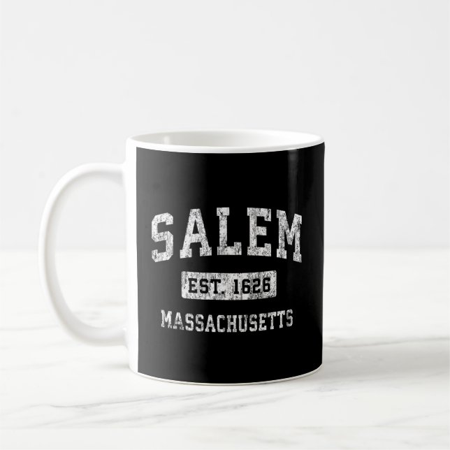 Salem Massachusetts Ma Etablierte Sport Kaffeetasse (Links)