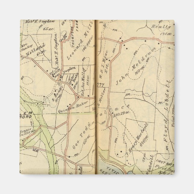 Salem, New York Magnet (Vorne)