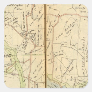 Salem, New York Quadratischer Aufkleber