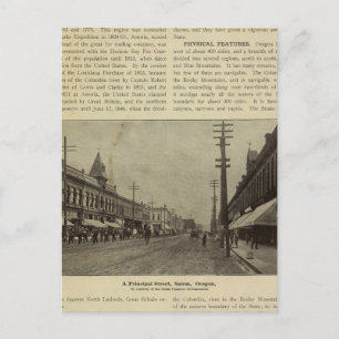 Salem oder Straße Postkarte