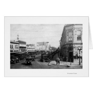 Salem, OR Vue de la ville sur State Street Photogr