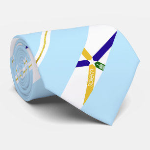 Salem (Oregon) Stadtflagge Neck Tie Krawatte