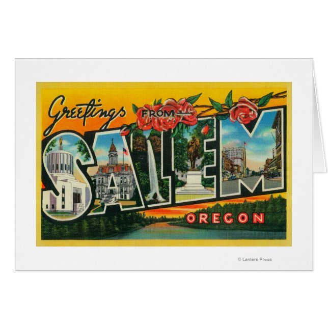 Salem, OregonLarge Letter ScenesSalem, OR (Vorderseite (Horizontal))