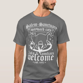 Salem Sanctuary for Wayward Black Cats 1692 Salem T-Shirt