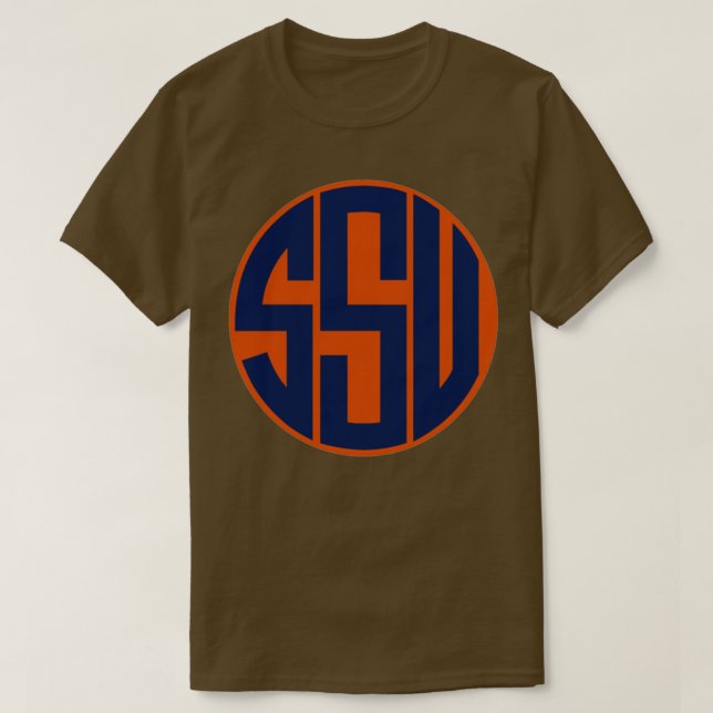 Salem Staat Circle Monogram T-Shirt (Design vorne)