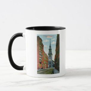 Salem-Straßen-Ansicht der alten Nordkirche Gbd # 2 Tasse