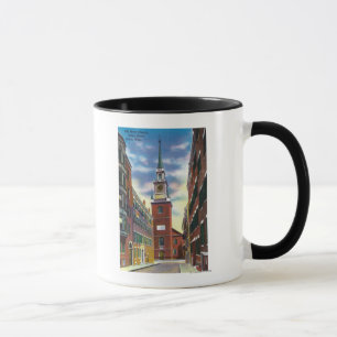 Salem Street View Old North Church Bldg Tasse
