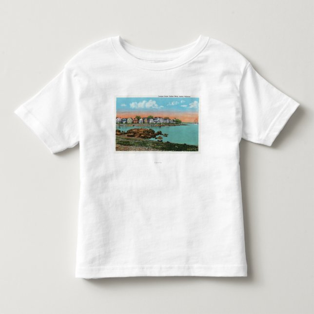 Salem-Weide-Ansicht des Wacholderbusch-Punktes und Kleinkind T-shirt (Vorderseite)