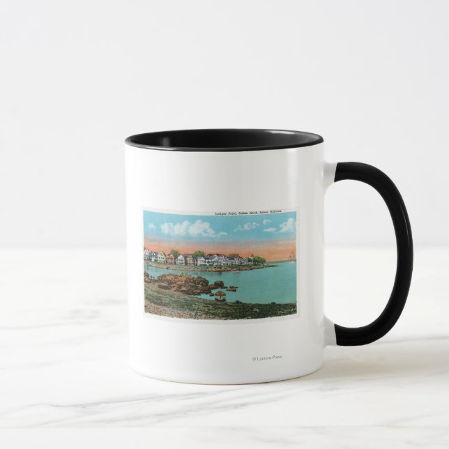Salem Willows Aussicht auf Juniper Point und Salem Tasse (Rechts)