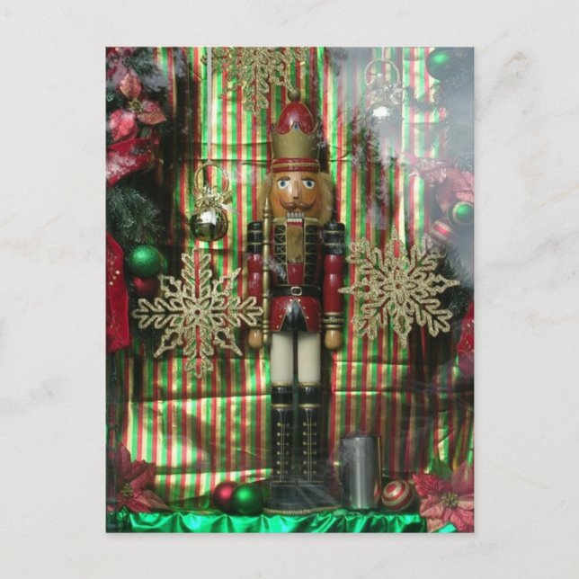 Salem Window Nutcracker Postkarte (Vorderseite)