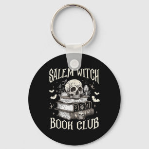 Salem Witch Book Club Halloween Schlüsselanhänger