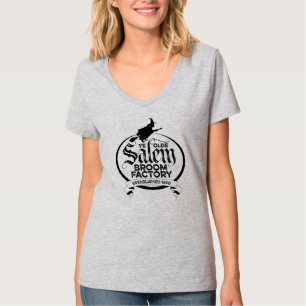 Salem Witch Broom Factory - lustig Vintag gotisch T-Shirt